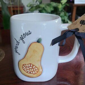 NEW Rae Dunn by Magenta Gourd-Geous Coffee/Tea Mug Fall Autumn Collection